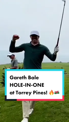 Gareth Bale made a HOLE-IN-ONE on No. 3 at Torrey Pines South and the reactions are ELECTRIC. 😂💥 🎥  garethbale11/Instagram #golf #golftok #golftiktok #tiktokgolf #golfshot #holeinone #golfholeinone #golface #garethbale #golflife #justgolfthings #multisportathlete #torreypines #torrey #sportscelebrations 