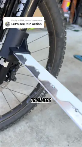 Replying to @Mid_steeze statistically speaking its safer than a weedwacker… #mtb #mountainbike #bikehacks 