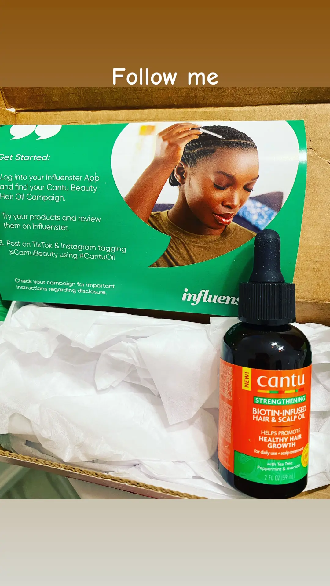 #complimentary #CantuOil @Influenster @CantuBeauty Thanks @influenster and @Cantu Beauty for this serum. Gifted by both for my honest opinion.  Follow me for more such products. #followmy #followme #cantu #skincare #haircare #hair #bottle #tiktok #viral #loveme #Love 