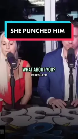 SHE PUNCHED HIM  #freshandfit #freshandfitpodcast #freshandfitmiami #myrongaines #myron #freshprince 
