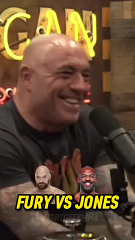 Joe Rogan and Andrew Schulz discuss what would happen if you locked Tyson Fury and Jon Jones in a room 👀😂 #UFC #joerogan #andrewshulz #jonjones #tysonfury #fyp 