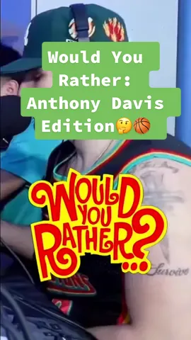 Would You Rather: Anthony Davis Edition🤔🏀 #NBA #nbabasketball #nbaplayoffs #nbadebate #nbapodcast #nbawouldyourather #anthonydavis #joelembiid #nikolajokic #nbatiktok #fypnba #fyp 