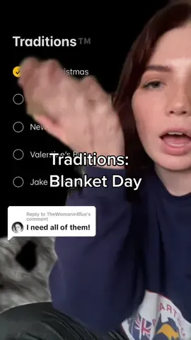 Replying to @TheWomaninBlue most importantly NO PHONES on Blanket Day #blanketday #newtraditions 