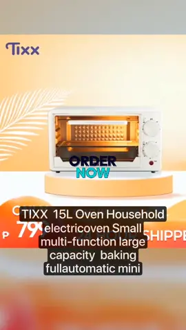 #TIXX #15L #Oven #Household #electricoven #Small #cookware #multifunction #largecapacity  #baking #fullautomatic #mini #kitchenware #gift #giftideas #affordable #mustTry #worthit #highlyrecommended #recommended #budolfinds #budolfindsph #budol#offer #pricedrop #fyp #foryoupage #foryourpage #bestseller #tiktok #sale #discount #trending #viral #pricedrop #pricedropalert #ordernow #buynow #toprated #promo #limitedtime #limited 