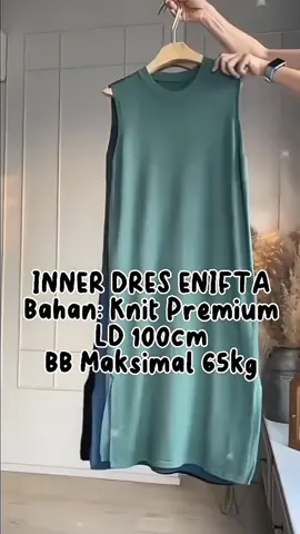 INNER DRESS KNIT PREMIUM ENIFTA LD 100cm muat BB Maksimal 65kg #inner #innerdress #fashiontiktok #CapCut 