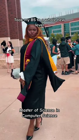 Mastered it 👌 #computerscience #masterofscience #graduation #classof2023 #umn #gopher #csmajor  #CapCutVelocity 