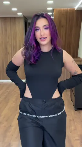 nova roxinha por aqui, cabelo muda a gente ne? 🥹💜@Léo Silva 