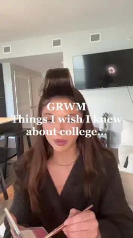 GRWM things I wish I knew going into college! #relatable #amazonstorefront #amazonfinds #collegemusthaves #collegetips 