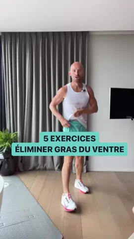 5 Exercices pour éliminer le gras du ventre 🔥#Fitness #workout #maigrir #pertedepoids #coach #exercicesfitness #training 
