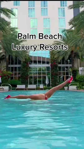 👠 Swimming thru the BEST  Luxury Resorts & Hotels in @The Palm Beaches  🌴 ⠀ 📍 TheRayHotel 📍 EauPalmBeach 📍 HiltonWestPalmBeach 📍 TheBenWestPalm 📍 TheBocaRaton 📍PGANational ⠀ #ThePalmBeaches #LOVEThePalmBeaches #AD
