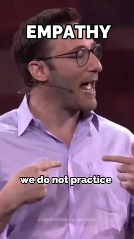 Don't miss this impactful video clip!  Watch Simon Sinek unravel the significance of empathy in the realm of work.   #SimonSinek #EmpathyAtWork #WorkplaceCulture #Collaboration #Leadership #Inspiration
