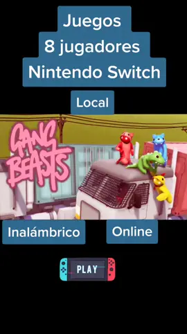 #recomendandojuegos #nintendoswitch #videojuegos #nintendo #local #8players #8jugadores #party #reunión #videojuegosnintendo #amigos  #gangbeasts #supersmashbrosultimate #shipped #wrestledunksports #partygolf  #picopark #clusterpuck #alpacaball #runbow  #mariostrikers #bombermanr #bombermanr2 #baronfurisgonnafly #balf 