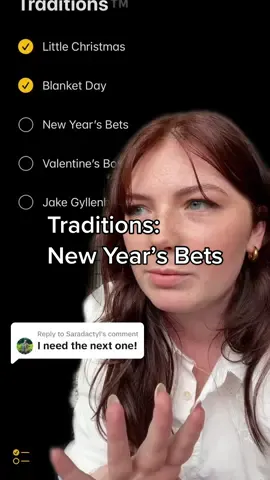 Replying to @Saradactyl 10/10 would recommend if you’re trying to come up with things to talk to your dad about #newyearsbets #newtraditions 