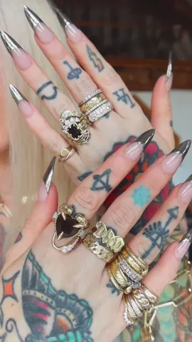 …LET’S STACK #jewelry #rings 