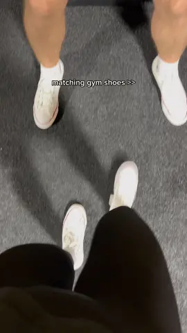 matching white converse with bae 🤍👟 #swolemate #gympartner #gymcouple #GymTok #gymmotivation #fyp 