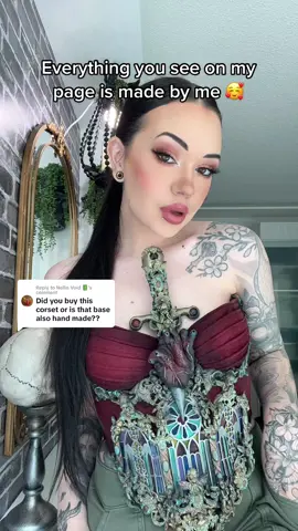 Replying to @Nellie Void 🔋 to answer your question ☺️❤️!! #cosplay #cosplayer #cosplays #cosplaying #cosplayers #corset #diyfashion 