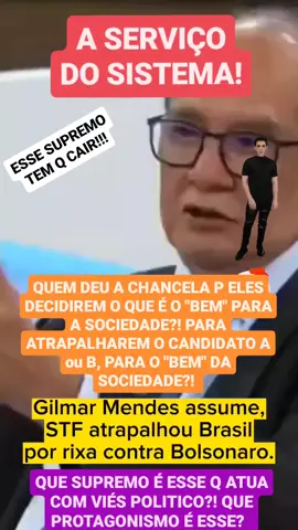 Atrapalhou... Para o bem do país. O senhor é um fanfarrão boca de pneu. #forastf #stfditador #stfvergonhanacional 