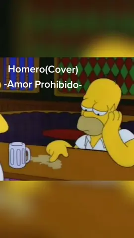 Homero canta Amor prohibido... #homero #song #homerosimpson #ia #iacover #lossimpson #fyp 
