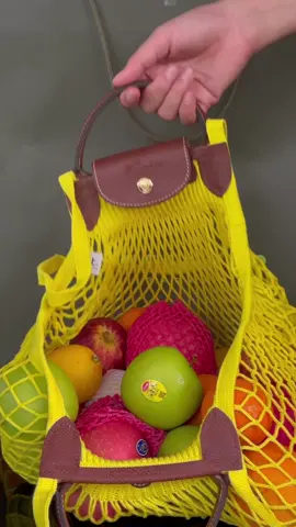 Longchamp ✨ Le Pliage Filet 🍋 MY EMILY IN PARIS HEART 🥹🇫🇷⭐️. #longchamp #filet #emilyinparis #fyp #foryoupage #foryou #lemon #yellow @EverythingShopper 
