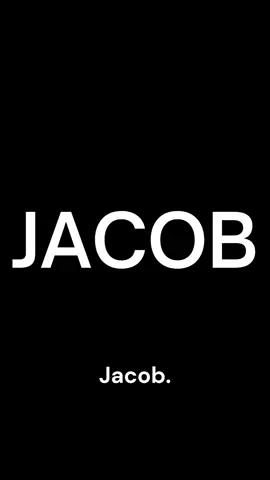 Jacob #names #prononciation #story