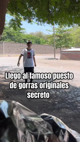 Pocos conocen el puesto de gorras secreto 😳 #gorras #misterio #bobaldovlogs 