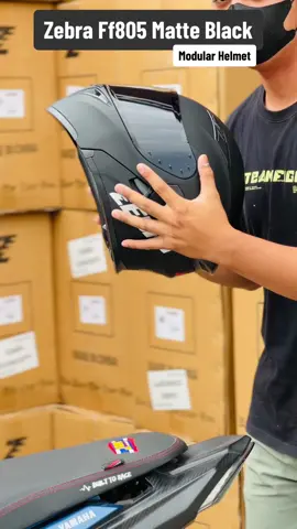 Yes back on stock na! ang Best Seller ng Modular Helmet of All time itong Zebra Ff805 matte Black for only 2,800 Pesos #motorcycle #foryou 