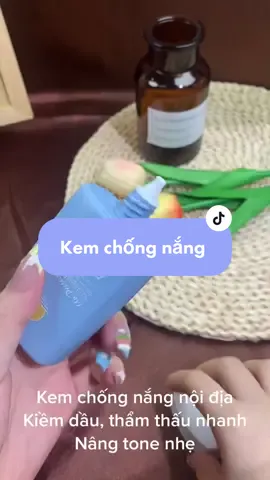 Kem chống nắng nội địa trung #xuhuongtiktok #myphamnoidiatrung #kemchongnangnangtone 