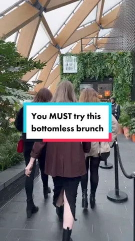 An unreal bottomless brunch #pergolaonthewharf #brunch #bottomlessbrunch #londonhotspots