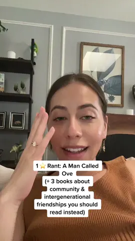Metaphorically (and based on my terrible camera work, physically) shaking over how much I hated A Man Called Ove. Am I alone here??? I’m recommending 3 books about intergenerational friendships and found community to read instead!  #BookTok #overhypedbooks #negativebookreview #feelgoodbooks #amancalledove 
