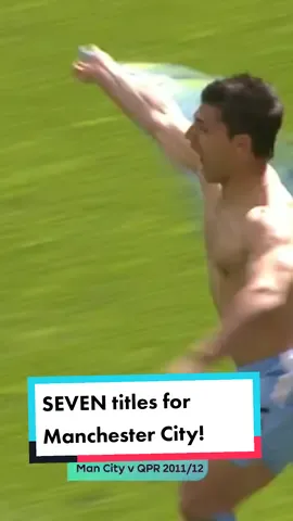 Relive every goal that won a Premier League title for Manchester City! #goals #manchestercity #football #champion 