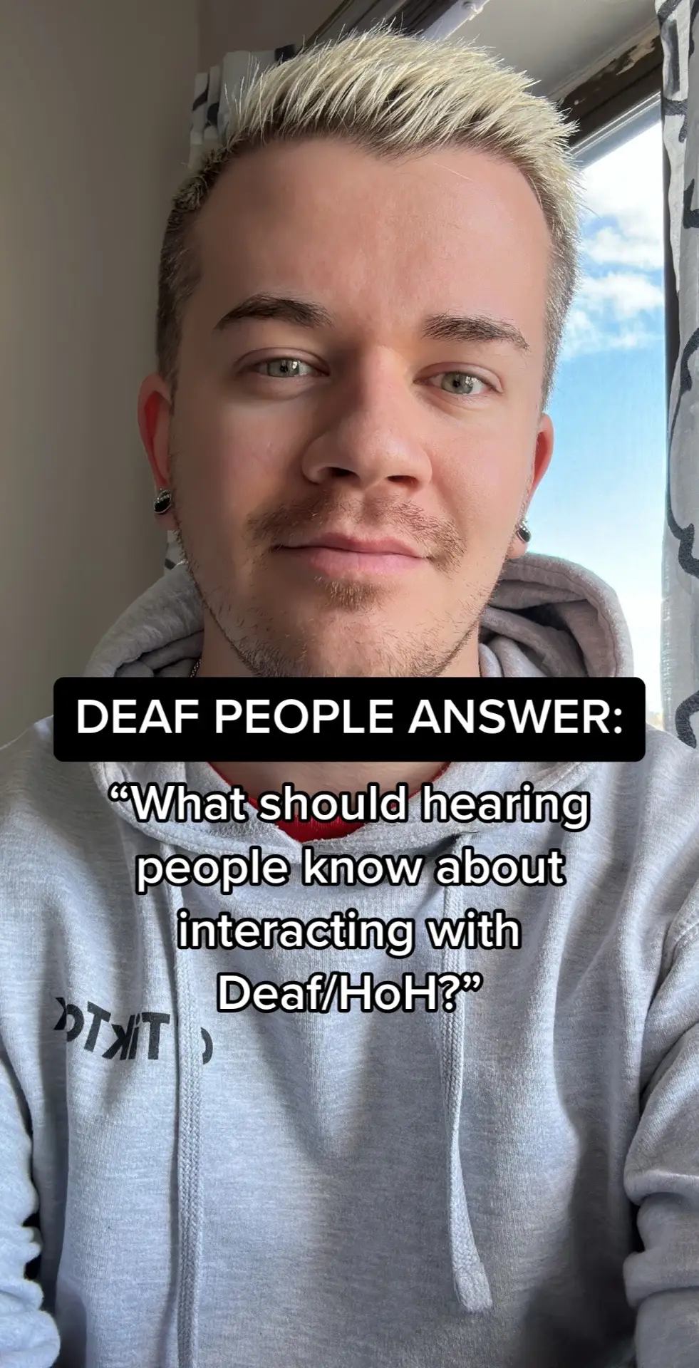 Deaf people answer: “What should hearing people know about interacting with Deaf/HoH?” #CODA 