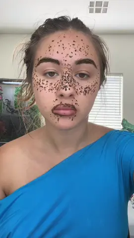 Replying to @sapphicbxnd  lets not talk about the lips…. #henna #hennafreckles 