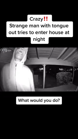 What do you think James wanted?  You never know who can show up at your front door. Sometimes people dont have a motive aganst you but they can still pose a threat to you or your family. Its always a great idea to have a proper home security system and a video doorbell so you can know who just might be lurking around. Check my bio to get the ring doorbell!  #ringdoorbell #doorbellcam #cctv #securitycamera 