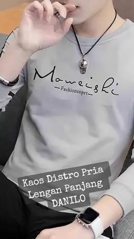 Kaos Distro Pria Lengan Panjang DANILO #MayElives #iBoomingxBrand #iBoomingSohibTiktok #jualanonline #fypシ #belanjaditiktokaja #forsale #pramonofornase #bukakeranjangkuningyuk #jagonyafashion 