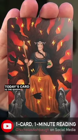 1-Card, 1-Minute Daily Tarot Reading • Tuesday, May 23, 2023 • https://youtube.com/shorts/GhwQLAU4c1I • Today's card is the Queen of Wands. She embodies confidence, boldness and magic and encourages you to tap into these qualities as well. Part of the Queen of Wands' success is her ability to do what's necessary without worrying if it's popular. She encourages you to trust your instincts. To that end, the black cat that appears in the traditional Rider-Waite-Smith card symbolizes both intuition and instinct, and the ability to use both to land on your feet no matter what the challenge may be. In the modern reinterpretation of this card, we see the Queen holding a clover. Today, you can either make your luck or change it! Step into your ability to manifest. Finally, Tuesday is a day to focus on organization and management. Whether it's in your life or others, you have a chance to make things happen. #NicholasAshbaugh #Tarot #TarotReader #TarotReading #1Card1MinuteReading #DailyCardReading #DailyTarot #Psychic #PsychicMedium #Tarot #Intuitive #IntuitiveReading #YouTube #YouTuber #fyp 