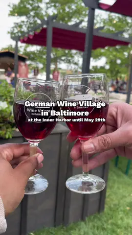 Wine Village is at the Inner Harbor in Baltimore until Monday, May 29th.  Chill activity, good vibes, pay as you go. #baltimoreevents #thingstodoinbaltimore #baltimorefoodblogger 