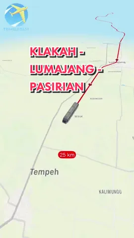 RUTE JALUR REL KA NONAKTIF *KLAKAH - LUMAJANG - PASIRIAN* #lumajang #klakah #pasirian #lumajangtiktok 