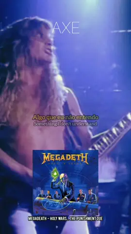 MEGADETH - Holy Wars... The Punishment Due (Legendado e para status) Ano: 1990 Álbum: Rust in peace #reels #reelsviral #reelsinstagram #shorts #shortsviral #shortsvideo #musica #musicas #musicalegendada #megadeth #davemustaine #metal #rock #war #anos90 #instagram #tiktok #song #brasil 