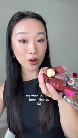Brown lips in so many formulas ☺️ #makeuproundup 