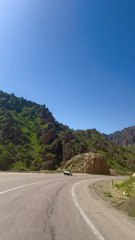 الطريق بين ايران والعراق 🌳🏔️ #iran #iraq 