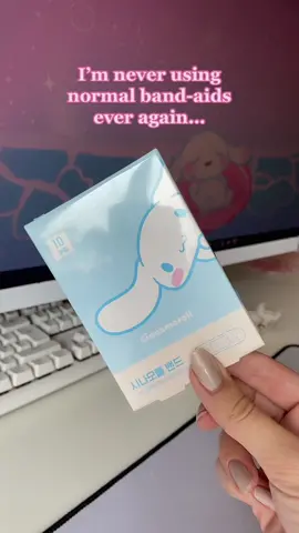 Cinnamoroll plasters / band-aids! #fyp #sanrio #cinnamoroll #sanriocore #sanrioaesthetic #sanriogirl #unboxing #hellokitty