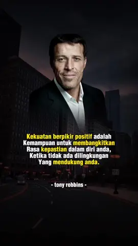 Berpikir positif mampu membuatmu bertahan lebih kuat ketika mengalami kondisi terpuruk atau hancur akibat masalah yang dihadapi.#quotes #motivation #fyp #tanimbarkeyselaludihati #tonyrobbins 