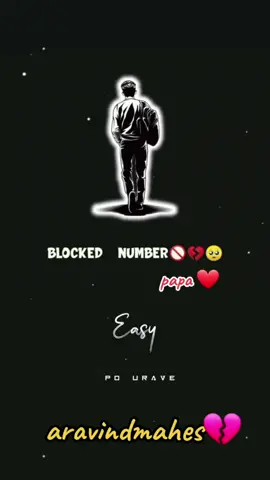 #aravindmahes#fypシ🥰🥰🥰🥰 #tamil #my_sweet_papa #missyousomuch #love❤️🤍🖤 #blocked #block_number💔🥀💔😢 