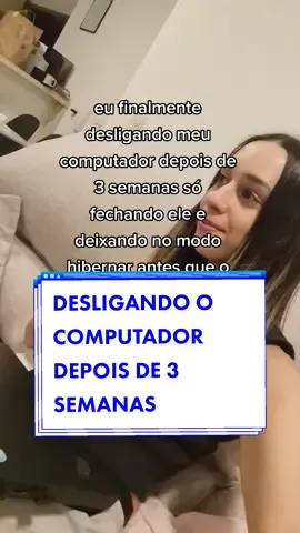 uma vez eu fiquei tanto tempo sem desligar ele que subiu uma notificaçao do windows dizendo que era importante desligar o computador pra saude dele 😌 #homeoffice #wfh #trabalho #itguy 