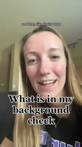 Hypothetically, would someone running a background check on me see this video? 👀 