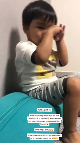 taklo sampupu🤣 HAHAHA ang cute😍 #koreadays #counting1to10 #cutekids #cutekidsoftiktok #fypviral #fyp 