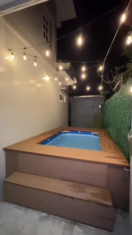 Custom-built deck for intex plunge pool 💦 #DIY #rentalproperty #airbnb #realestate #airbnbphilippines #unwind #philippines #vacationmode #airbnbph #travelph #airbnbhost #budgettravel #pastorahouse #staycation #hideaway #vacation #staycationbatangas #travel #relax #DIY #homeimprovement #intex #intexpool #intexpoolpump #intexpoolhacks 