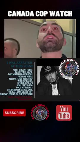 They Took My Camera When Arresting Me ....But This VoiceMail Was Found - Full Video On Canada Cop Watch #copwatch #canada #toronto