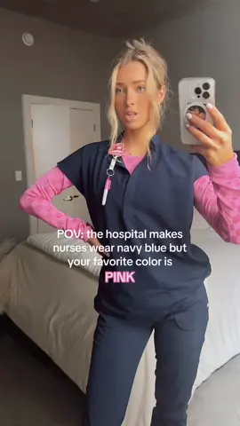 Petition for pink scrubs…! 💓 #nursesoftiktok #nurselife #nurseootd #nursehumor #nurseproblems #nurselife 