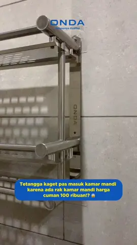 Rak Kamar Mandi Gantung Domenico cuman 100 ribuan!  #pelopornyakualitas #onda #ondaindonesia #rakkamarmandi 